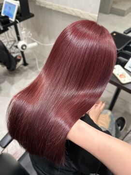 ソヨン 金山店(SOYON) チェリーレッド/ボルドーカラー/ブリーチなし/透明感カラー