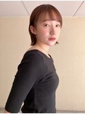 ボブレイヤーミディアムレイヤー姫カット顔まわりレイヤー