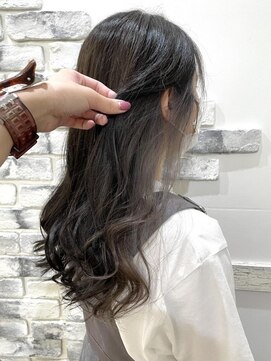 アニー 松戸(ANNI) ホワイトグレージュ/ミニウルフ/デジタルパーマ/チェリーブラウ