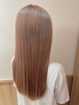 ユキオグループ グラン(yg GRAN) イルミナカラーロング◎秋冬暖色カラー◎ロゼベージュ×美髪