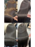 カラー別髪質改善トリートメント集/透明感×ストレートヘア/新宿