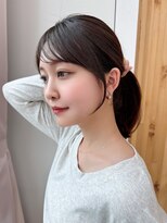 アフロート ディル(AFLOAT D'L)&nbsp;艶感ダークアッシュが可愛い大人ガーリーな似合わせカット