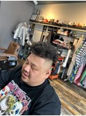 ショートアフロ