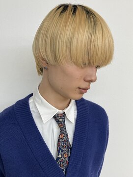 モリオフロムロンドン 松戸店(Morio from London) 【メンズ 松戸 岩口】ハイトーンツーブロックマッシュショート