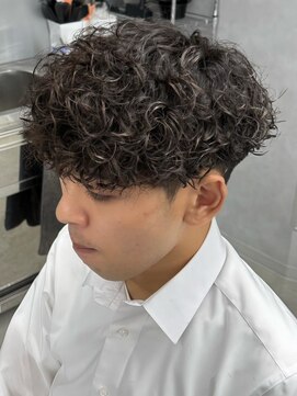 エルマーク 京都駅前(L-MARK) 波巻きスパイラル/men's/ツイストスパイラル/メンズパーマ/学割