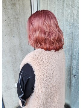 ヘア ロビー(hair Lobby) ピンクオレンジ