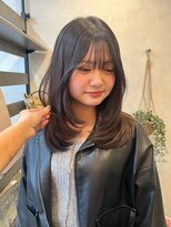 ソワンドゥブレスココ 京都店(soin de brace coco.)&nbsp;ざくざくミディアムレイヤー×髪質改善ストレート