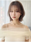 say.ショートボブ耳掛けショートクールショートハッシュカット