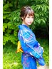 【夏季：女性限定♪】浴衣着付け+ヘアセット11900円　#銀座 #有楽町 #東京駅