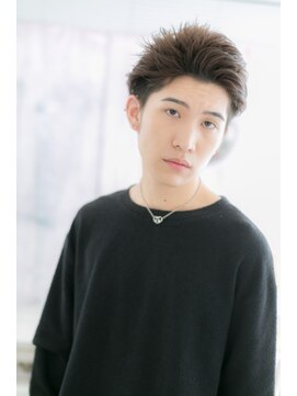 ヘアアンドビューティー ミック(Hair & Beauty miq) 無造作ショートのワイルドアップバング