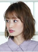 ほつれ感のあるウェーブ