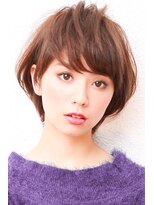 モニカ 西宮北口(Monica)&nbsp;大人かわいい伸ばしかけグレージュナチュラルボブ