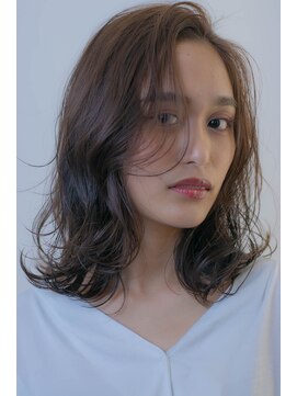 アンクス(anx) 無造作外ハネミディ