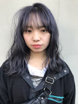 ヘアー アイス ルーチェ(HAIR ICI LUCE) 透明感カラー パープルカラー ハイトーンカラー 担当 山中