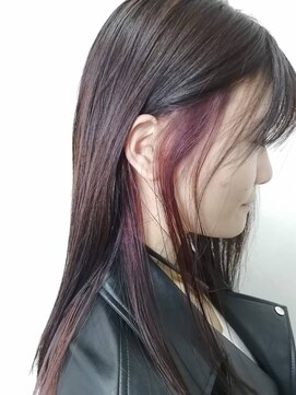 アディクト 綾瀬(ADDICT) 【ADDICT_YUKI】インナーカラー_ボルドーピンク