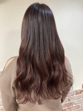 ルフレバイレミー 新宿店(Reflet by remmy) 《グラデーション×レッドブラウン》#新宿#新宿三丁目#髪質改善