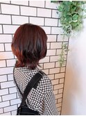 ショートウルフ×20代モード感up
