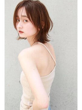 フェリア 池田(FERIA) 【FERIA 池田】マロンベージュ＊外ハネボブ