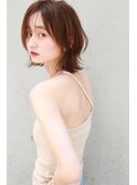 【FERIA 池田】マロンベージュ*外ハネボブ