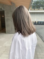 ヘア デザイン ヴェルダ(hair design Verda) 【verda】ブリーチなしダブルカラープラチナグレージュ