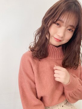 ディレクト 新宿(Direct) ゆるふわミディアム×ベージュ☆