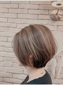 丸みショートボブ
