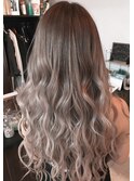 アンブレラカラー／こなれミディ／ウェーブパーマ／韓国マッシュ