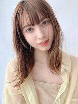 ヴィオットバイサロン(Viot by Salon)&nbsp;シアーベージュ・顔まわりがかわいいセミロング【有村】