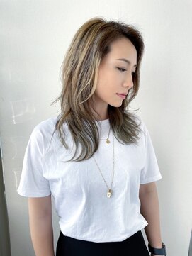 ヘアーアンドスパ フェリーチェ ミチ 野田屋町店(HAIR&SPA felice MICHI) 【feliceMICHI島田和也】ブリーチ大人ハイライト