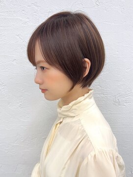 オーロ 池田店(ORO) 20代30代40代大人丸みマロンベージュショート☆