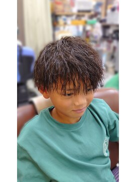 カットハウス パセリ お洒落キッズ☆ツイストパーマ☆　　<理容室>/メンズ/バーバー/