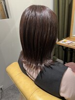 ムーン(moon) #ロングヘア #グレージュカラー #ボブウルフ#ココアベージュ