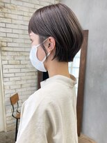 アイティーバイアルバム 八王子店(IT by ALBUM) モカブラウンショート_グレージュカラーボブウルフ_ba396582