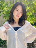 20代/30代/外はね/ミディアムレイヤー
