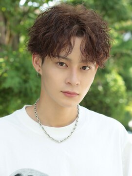 リップスヘアー 梅田アネックス(LIPPS hair) 波巻きツイストスパイラルショートセンターパート