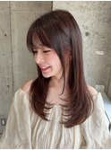 ナチュラルレイヤー×透明感カラーで春夏を堪能