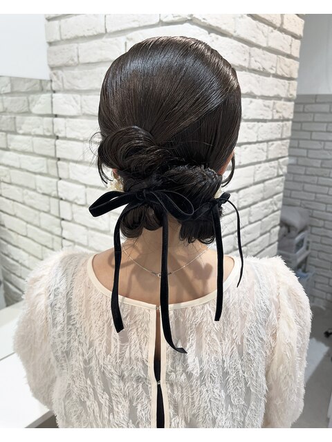 twin chignon