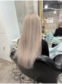 ハイトーンベージュ/スーパーロングヘア