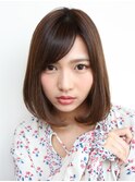 柔らかさつツヤ感のボブスタイル【中山】