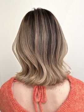 ジルブラン 錦糸町(JIL BLAN) ハイライトバレイヤージュダブルカラー20代30代40代グレージュ