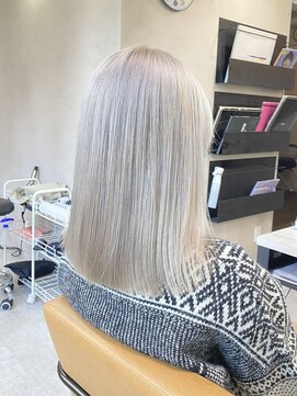 アジールヘア 東上野店(agir hair) 10代20代30代ホワイトシルバーハイトーンカラー【上野】