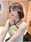 メルティカラー×髪質改善ボブ韓国レイヤーカット[大宮]