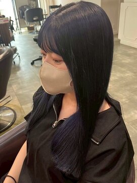 イリ 大阪(ili) ハイライトカラーミルクティーベージュレイヤーカット