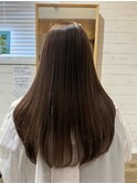 髪質改善メテオ縮毛矯正レイヤースタイル