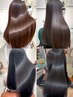 【ミネコラ/絹髪】水素ケアストレート＋カット＋スパ＋ミネコラTr【6000円off
