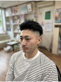 ベリショ×スキンフェード