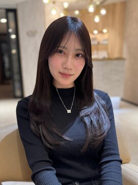 カインド 南青山(hair&make up KIND) 20代30代40代/大人かわいい/内巻き/ワンカールミディアム/前髪