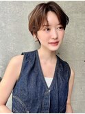 柏で１番綺麗な髪質改善ミニウルフダブルカラーショートボブ