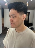 アップバング／癖毛／外国人／メンズ／押上