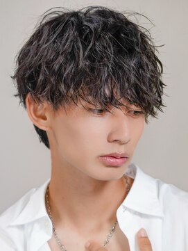 リップスヘアー 銀座(LIPPS hair) ツイスパ・スパイラル強めマッシュ